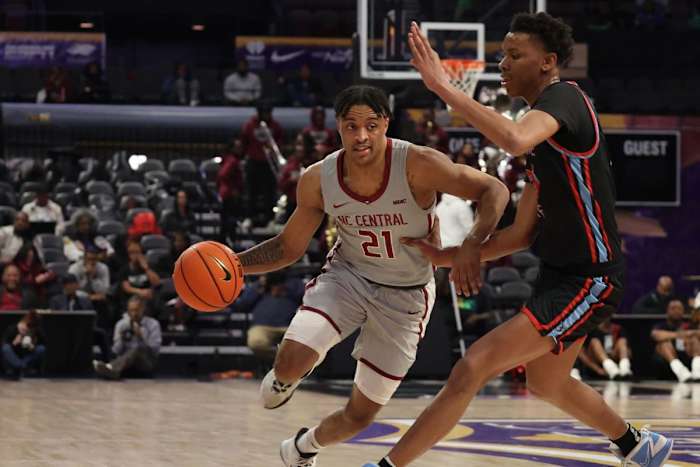 N.C. Central Rolls Pass Delaware State in MEAC Quarterfinals